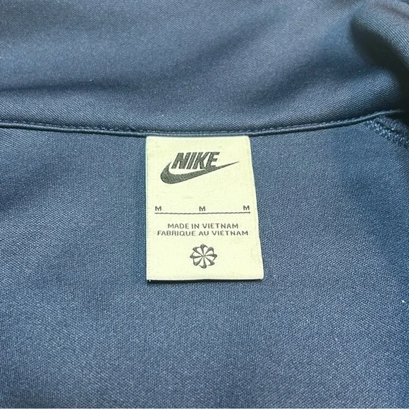 Nike Men's Sportswear Tribute N98 Full Zip Track Jacket Midnight Navy White - Picture 3 of 6